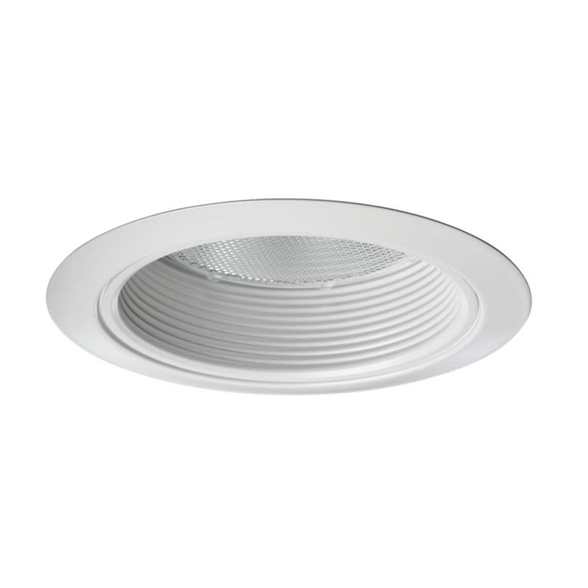 Juno VuLITE 275S WWH Shallow Baffle Trim With Torsion Spring, 5 in ID x 6-1/4 in OD, For Use With IC25, IC25S, IC25W and IC25R Series Housing